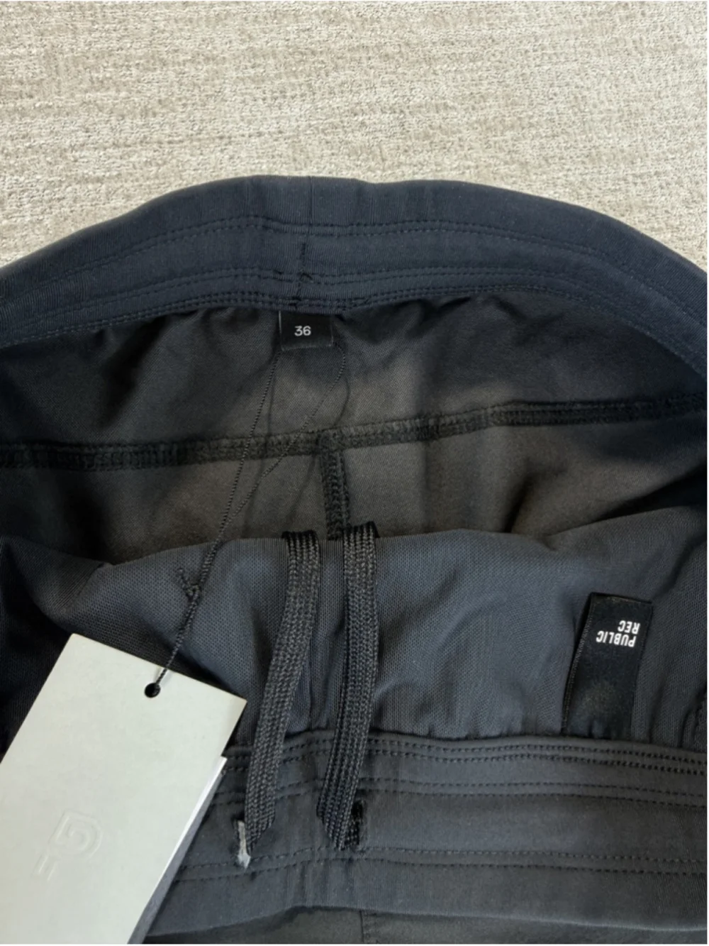 NWT Men’s Public Rec Flex Shorts 5.5 Inseam 36 Black Gym Workout Active Athletic